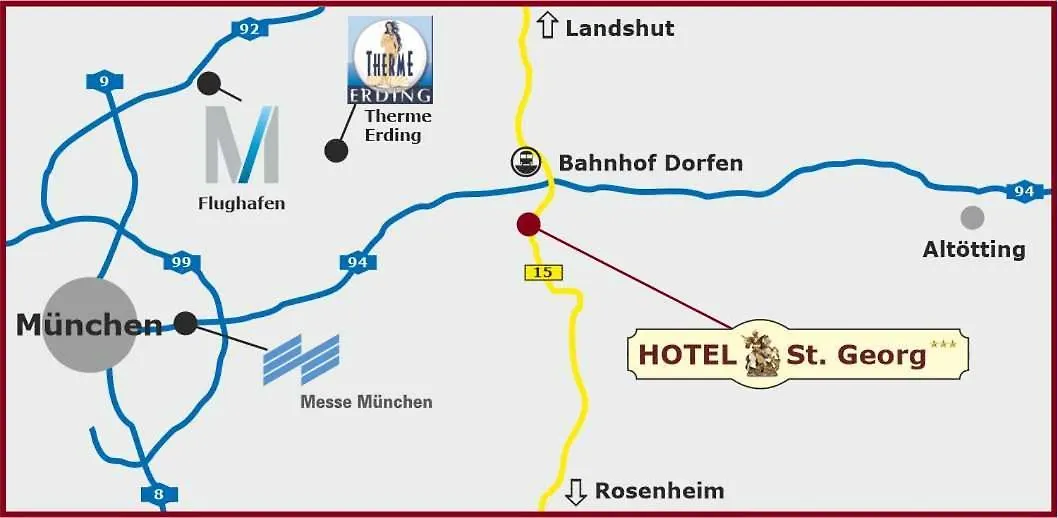 Hotel garni St.Georg Sankt Wolfgang  3*, Sankt Wolfgang (Erding) Deutschland
